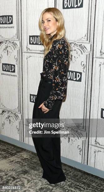 Actress Sylvia Hoeks attends Build to discuss "Blader Runner 2049" at Build Studio on October 11, 2017 in New York City.