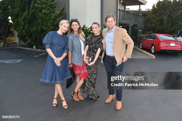 Natalie Bloomingdale, Jamie Braverman, Amanda Hearst and James Bloomingdale attend Hearst Castle Preservation Foundation Annual Benefit Weekend...