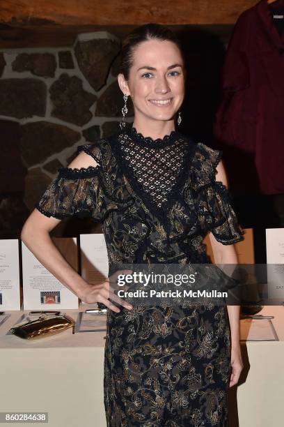 Amanda Hearst attends Hearst Castle Preservation Foundation Annual Benefit Weekend "Hearst Ranch Patron Cowboy Cookout" at Hearst Dairy Barn on...