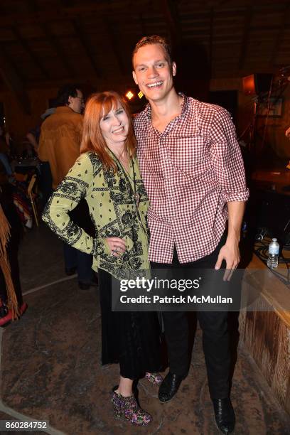 Nicole Miller and Matt Thomas attend Hearst Castle Preservation Foundation Annual Benefit Weekend "Hearst Ranch Patron Cowboy Cookout" at Hearst...