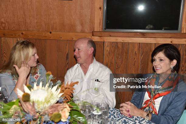 Patricia Hearst Shaw, Greg Goodman and Joyce Fitzgerald attend Hearst Castle Preservation Foundation Annual Benefit Weekend "Hearst Ranch Patron...