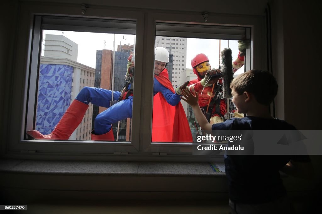 Children's day celebrations in Sao Paulo