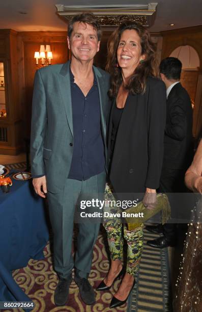 Barnaby Thompson and Christina Robert attend a private dinner, following the Warrior Games Exhibition VIP Preview, hosted by HRH Princess Eugenie,...