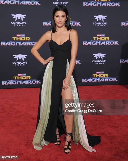 Lexy Panterra arrives at the premiere of Disney and Marvel's "Thor: Ragnarok" at the El Capitan Theatre on October 10, 2017 in Los Angeles,...