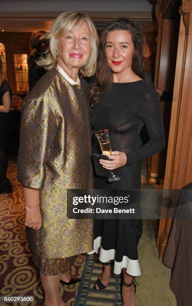 Sylvie Chantecaille and Jamie Beck attend a private dinner, following the Warrior Games Exhibition VIP Preview, hosted by HRH Princess Eugenie, Waris...