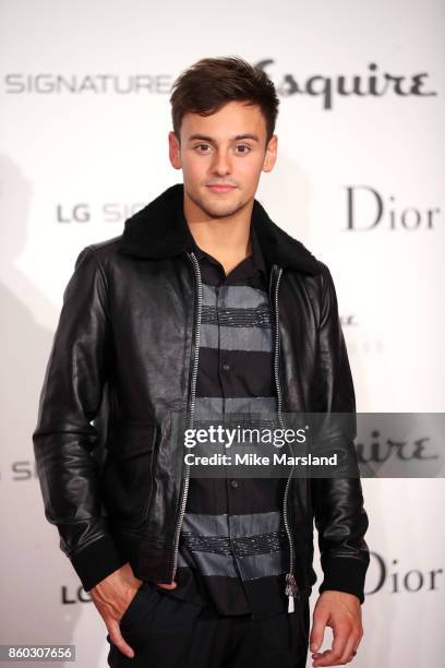 Tom Daley attends the Esquire Townhouse with Dior party at No 11 Carlton House Terrace on October 11, 2017 in London, England.