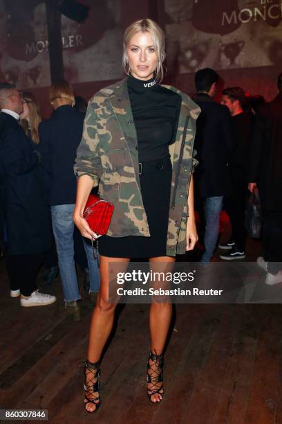 Lena Gercke attends the Moncler X Stylebop.com launch event at the Musikbrauerei on October 11, 2017 in Berlin, Germany.