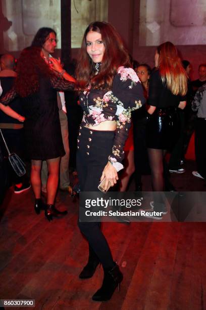 Andrea Dibelius attends the Moncler X Stylebop.com launch event at the Musikbrauerei on October 11, 2017 in Berlin, Germany.