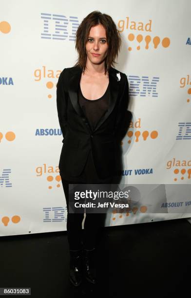 Actress Katherine Moennig backstage at the 20th Annual GLAAD Media Awards held at NOKIA Theatre LA LIVE on April 18, 2009 in Los Angeles, California.