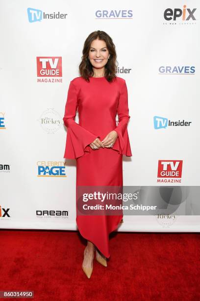 Actress Sela Ward attends the TV Guide Magazine event celebrating cover star Sela Ward and her show "Graves" at The Rickey at Dream Midtown on...