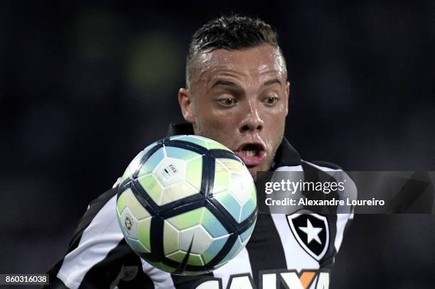 Victor LuisÂ of Botafogo in action during the match between Botafogo and Chapecoense as part of Brasileirao Series A 2017 at Engenhao Stadium on...