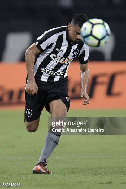 Rodrigo LindosoÂ of Botafogo in action during the match between Botafogo and Chapecoense as part of Brasileirao Series A 2017 at Engenhao Stadium on...