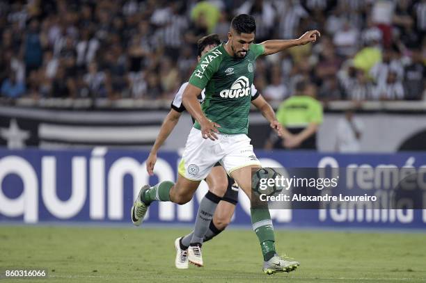 TÃºlio de MeloÂ of Chapecoense in action during the match between Botafogo and Chapecoense as part of Brasileirao Series A 2017 at Engenhao Stadium...