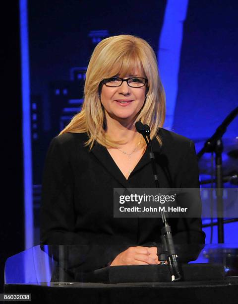 Actress Bonnie Hunt was awarded the"True Grit" Humanitarian Award at the 24th annual Odyssey Ball at the Beverly Hilton Hotel on April 18, 2009 in...