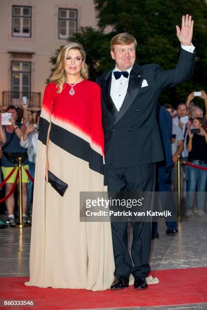 King Willem-Alexander of The Netherlands and Queen Maxima of The Netherlands offer a concert by Nynke Laverman and Cristina Branco to president...