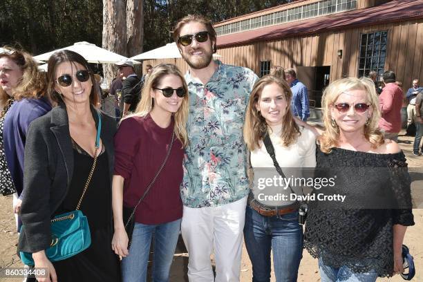 Jamie Braverman, Amanda Hearst, Ben Berube, Ashley Bush and Sharon Bush attend Hearst Castle Preservation Foundation Annual Benefit Weekend "Lunch at...