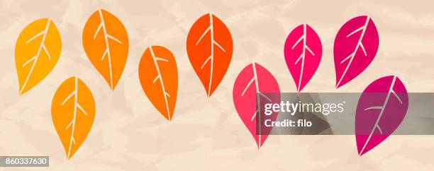 autumn leaves - flower petals falling stock illustrations