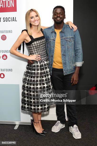 Actress Allison Williams and actor Daniel Kaluuya attend SAG-AFTRA Foundation Conversations "Get Out" + Allison Williams and Daniel Kaluuya at...