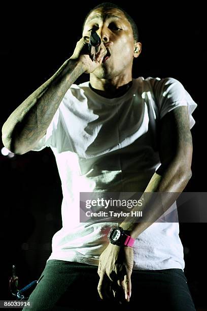 Pharrell Williams of N.E.R.D. Performs during the 2009 Rites of Spring Music Festival on the Campus Alumni Lawn at Vanderbilt University on April 18,...