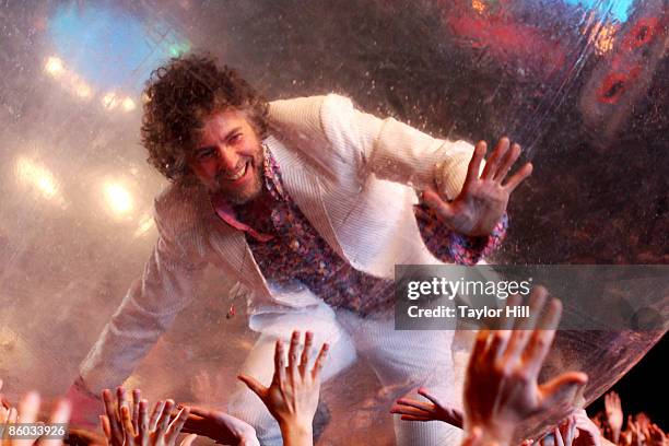 Wayne Coyne of The Flaming Lips performs during the 2009 Rites of Spring Music Festival on the Campus Alumni Lawn at Vanderbilt University on April...