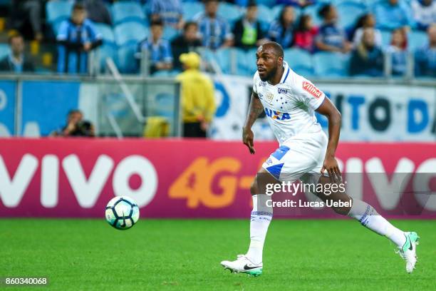 Manoel of Cruzeiro during the match Gremio v Cruzeiro as part of Brasileirao Series A 2017, at Arena do Gremio on October 11 in Porto Alegre, Brazil.