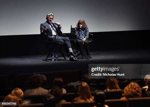 Director Griffin Dunne speaks at the 55th New York Film Festival presentation of - "Joan Didion: The Center Will Not Hold" at Alice Tully Hall on...