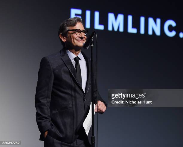 Director Griffin Dunne speaks at the 55th New York Film Festival presentation of - "Joan Didion: The Center Will Not Hold" at Alice Tully Hall on...