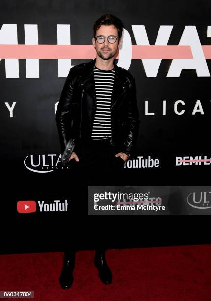 Brad Goreski attends the "Demi Lovato: Simply Complicated" YouTube premiere at The Fonda Theatre on October 11, 2017 in Los Angeles, California.