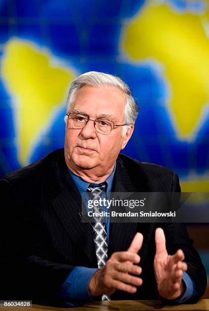 Former House Majority Leader Dick Armey speaks during a live taping of "Meet the Press" at NBC studios April 19, 2009 in Washington, DC. Former House...