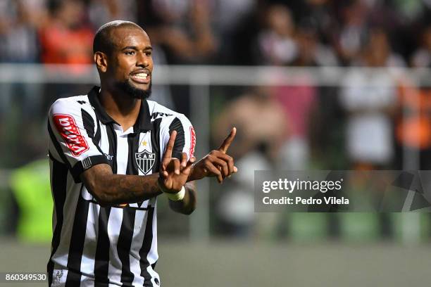 Felipe Santana of Atletico MG a match between Atletico MG and Sao Paulo as part of Brasileirao Series A 2017 at Independencia stadium on October 11,...