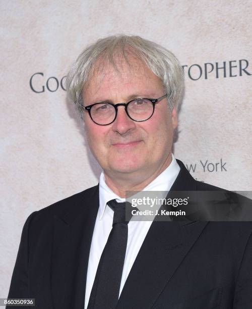 Director Simon Curtis attends the "Good Bye Christopher Robin" New York Special Screening at The New York Public Library on October 11, 2017 in New...