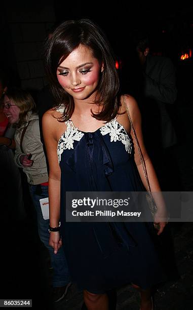 Jenna Louise Coleman attends the after party for the TV Now Awards at Krystal nightclub on April 18, 2009 in Dublin, Ireland.