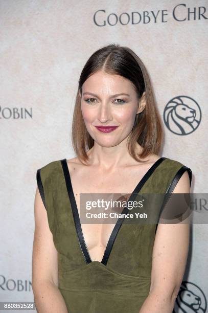 Kelly Macdonald attends "Good Bye Christopher Robin" New York special screening and reception at The New York Public Library on October 11, 2017 in...