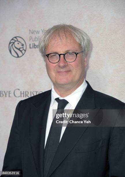 Director Simon Curtis attends "Good Bye Christopher Robin" New York special screening and reception at The New York Public Library on October 11,...