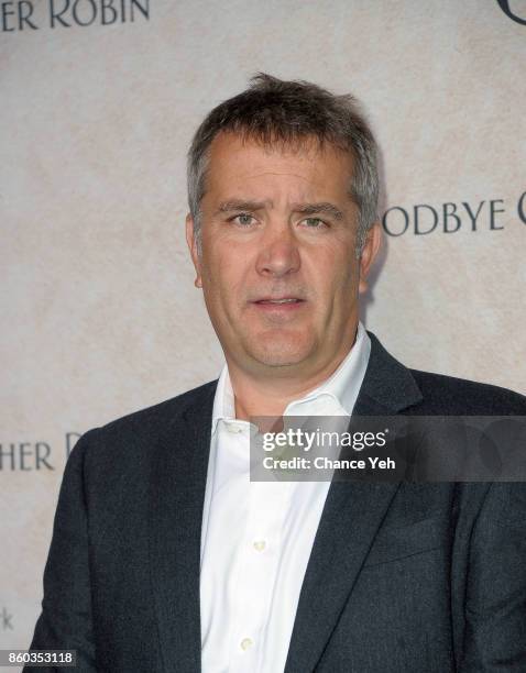 Damian Jones attends "Good Bye Christopher Robin" New York special screening and reception at The New York Public Library on October 11, 2017 in New...