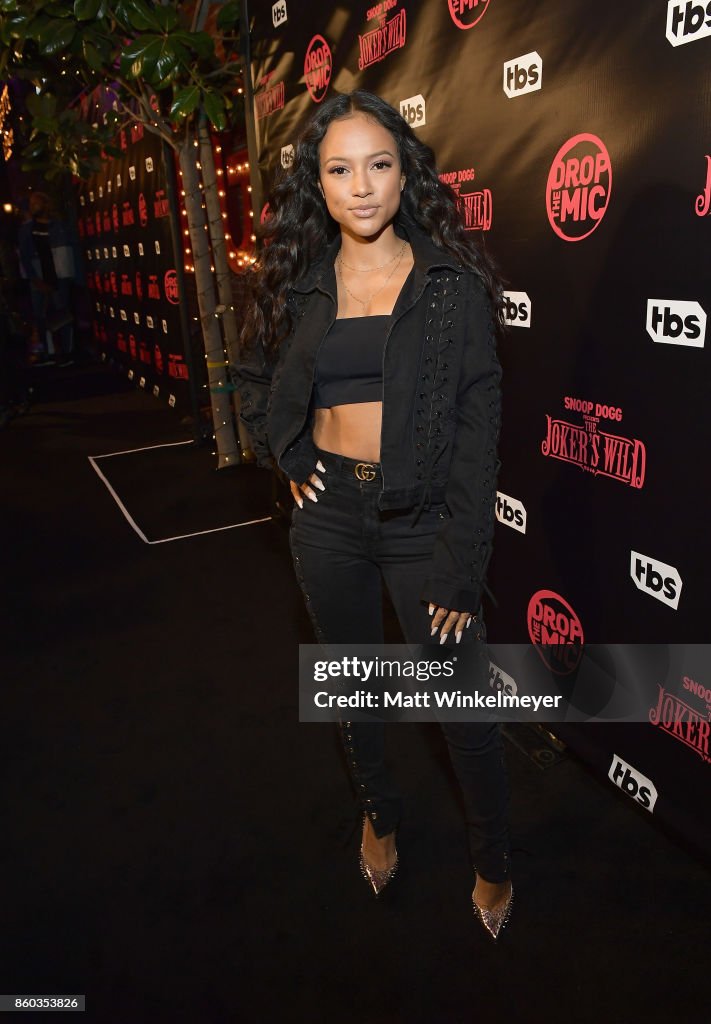 Karrueche Tran at TBS' Drop the Mic and The Joker's Wild Premiere