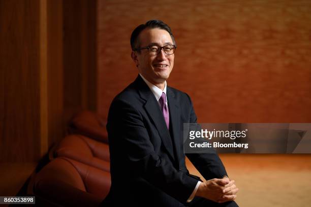 Kanetsugu Mike, president and chief executive officer of Bank of Tokyo-Mitsubishi UFJ Ltd., poses for a photograph in Tokyo, Japan, on Tuesday, Oct....