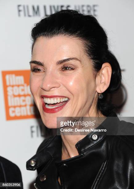 Actress Julianna Margulies attends the 55th New York Film Festival 'Joan Didion: The Center Will Not Hold' at Alice Tully Hall on October 11, 2017 in...