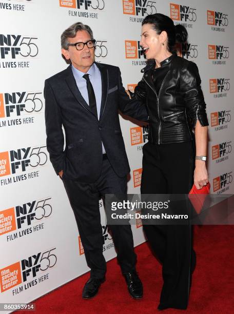 Director Griffin Dunne and actress Julianna Margulies attend the 55th New York Film Festival 'Joan Didion: The Center Will Not Hold' at Alice Tully...