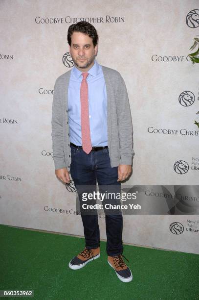Michael Nathanson attends "Good Bye Christopher Robin" New York special screening and reception at The New York Public Library on October 11, 2017 in...