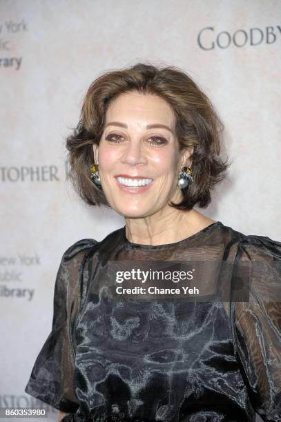 Peggy Siegel attends "Good Bye Christopher Robin" New York special screening and reception at The New York Public Library on October 11, 2017 in New...