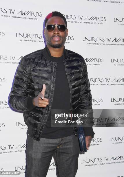 Jessy Matador attends the Laurier TV Awards Press Conference at Cercle Cadet on October 11, 2017 in Paris, France.