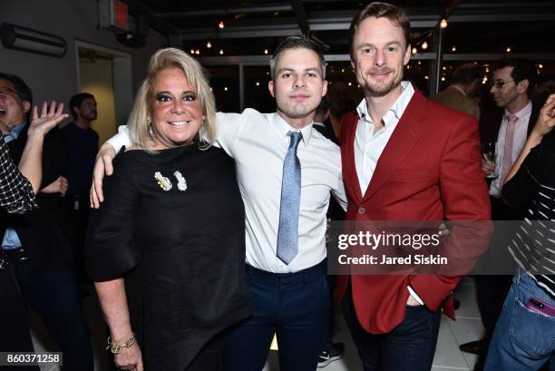 Joanna Fisher, Joshua Beamish and Christopher Wheeldon attend Joshua Beamish + MOVETHECOMPANY premieres "Saudade" in NYC at Brooklyn Academy of Music...