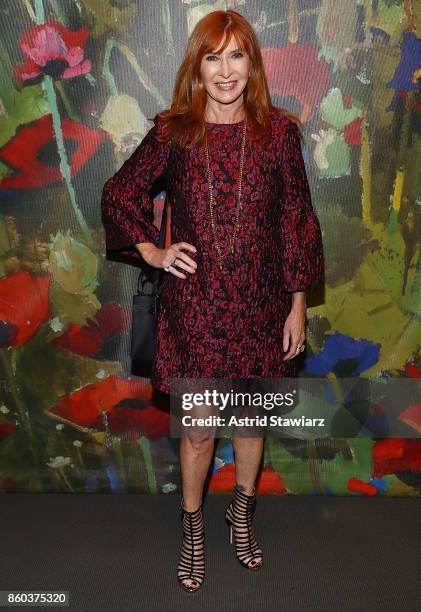 Nicole Miller attends 2017 'Take Home A Nude' art party and auction at Sotheby's on October 11, 2017 in New York City.