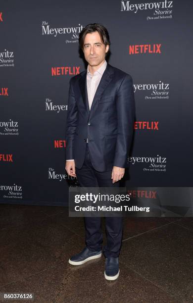 Director Noah Baumbach attends a screening of Netflix's "The Meyerowitz Stories " at Directors Guild Of America on October 11, 2017 in Los Angeles,...