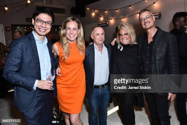 Karl Yeh, Emily Reifel, Patrick Schwarz, Joanna Fisher and David Michalek attend Joshua Beamish + MOVETHECOMPANY Premieres "Saudade" in NYC at...