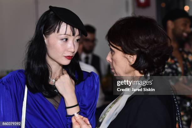 Zhongjing Fang attends Joshua Beamish + MOVETHECOMPANY Premieres "Saudade" in NYC at Brooklyn Academy of Music on October 11, 2017 in New York City.