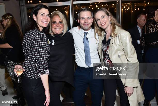 Diana DiMenna, Joanna Fisher, Joshua Beamish and Wendy Whelan attend Joshua Beamish + MOVETHECOMPANY Premieres "Saudade" in NYC at Brooklyn Academy...