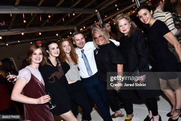 Jane Cracovaner, Stephanie Williams, Catherine Hurlin, Joshua Beamish, Joanna Fisher, Jennifer Danner and Betsey McBride attend Joshua Beamish +...