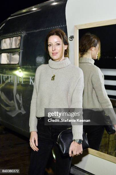 Alexandra Edenborough attends Jenni Kayne Home Collection Launch at Malibu Farm on October 11, 2017 in Malibu, California.